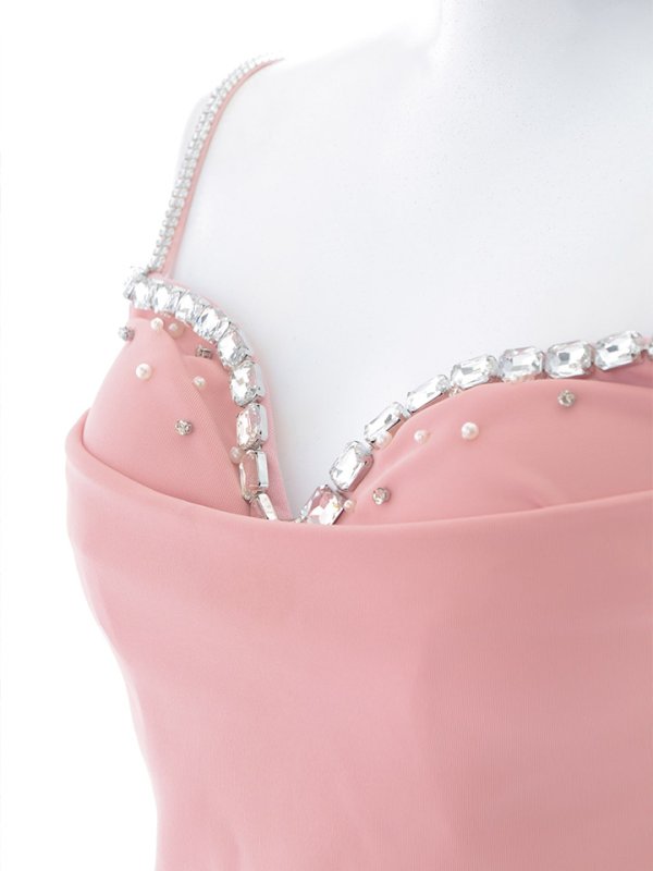 画像26: セットアップキャミソール/ビジュー/谷間見せ/背中見せ/ミニドレス/キャバドレス【XS-Mサイズ/1カラー】[OF03]【YN】 dzy