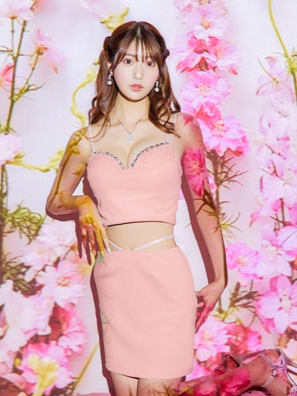 画像17: セットアップキャミソール/ビジュー/谷間見せ/背中見せ/ミニドレス/キャバドレス【XS-Mサイズ/1カラー】[OF03]【YN】 dzy