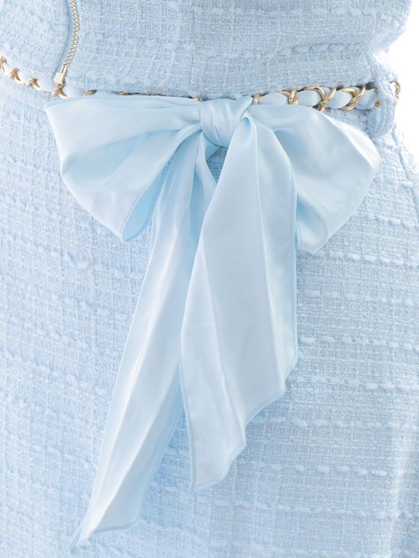 画像46: 【送料無料!】新色登場!ツイードセットアップキャミドレス/2ピース/リボン/パール/ジップ/チェーン/キャバドレス/ミニドレス【XS-Lサイズ/5カラー】[OF03] 【YN】dzw【一部予約商品/12月上旬発送予定】