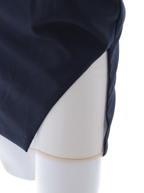 画像38: ワンカラービジュードレス/チュール袖/シアー/スリット/透け/谷間見せ/背中隠し/ミニドレス/キャバドレス【XS-XLサイズ/5カラー】[OF03] 【YN】dzw