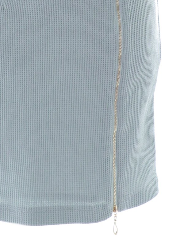 画像20: ワッフルノースリーブドレス/ジップ/谷間見せ/背中隠し/ミニドレス/キャバドレス【XS-Mサイズ/1カラー】[OF03] 【YN】dzj