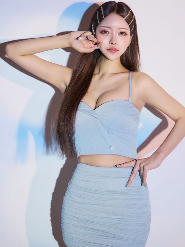 画像14: ラメギャザーセットアップドレス/グリッター/谷間見せ/背中見せ/キャミ/シャーリング/タイト/キャバドレス/ミニドレス【XS-Mサイズ/1カラー】[OF03]　【YN】dzy