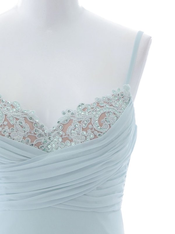 画像15: 新サイズ追加!刺繍シフォンロングドレス/キャミ/谷間見せ/背中見せ/ロングドレス/キャバドレス【XS-XLサイズ/1カラー】[OF03-U] 【YN】dzw