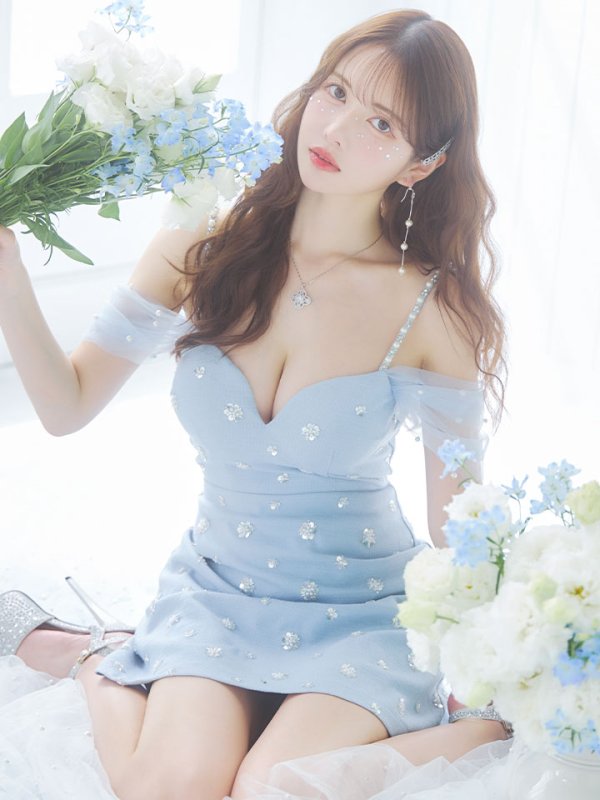 画像19: 【送料無料!】新色登場！オフショルワンピースドレス/パール/スパンコール/谷間見せ/背中見せ/Aライン/ミニドレス /キャバドレス【XS-Lサイズ/3カラー】[OF03-X] 【YN】dzc