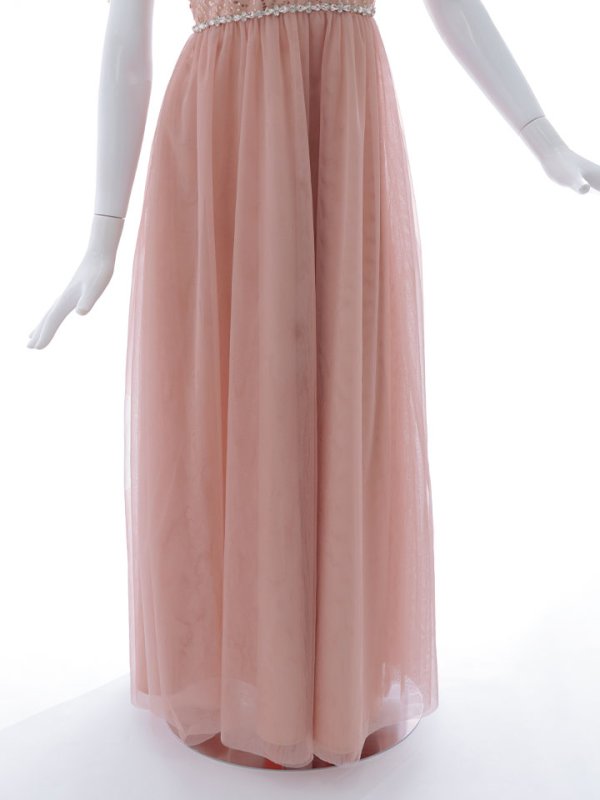 画像24: 【送料無料！】オープンショルダードレス/スパンコール/ビジュー/チュール/切り替え/キャミソール/フレアー/ロングドレス/キャバドレス【XS-Lサイズ/2カラー】[OF03] 【YN】dzc