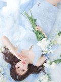 フラワースパンコールドレス/ノースリーブ/パール/Vカット/スリット/谷間見せ/背中見せ/ミニドレス/キャバドレス【XS-Mサイズ/2カラー】[OF03-U] 【YN】dzc