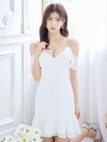 オフショルキャミシフォンマーメイドドレス/キャバドレス【XS-Mサイズ/1カラー】[OF03-U] 【YN】dzj