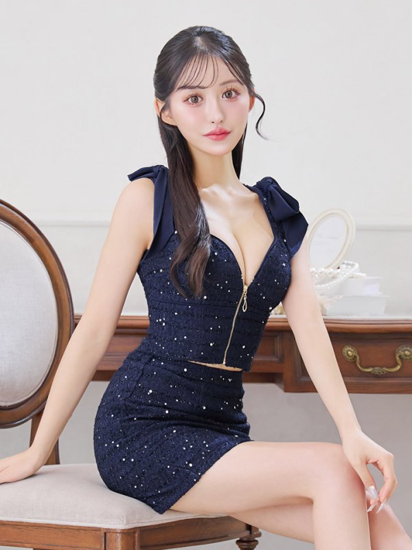 モデル：かるあ　身長：156cm　着用サイズ：Sサイズ