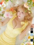 送料無料！【即日発送】リボンショルダービジューセットアップドレス/キャバドレス【XS-XLサイズ/6カラー】[OF03] 【YN】dzwe