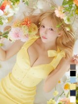 送料無料！新色登場！リボンショルダービジューセットアップドレス/キャバドレス【XS-XLサイズ/6カラー】[OF03] 【YN】dzwe【一部予約商品/11月上旬-12月上旬発送予定】