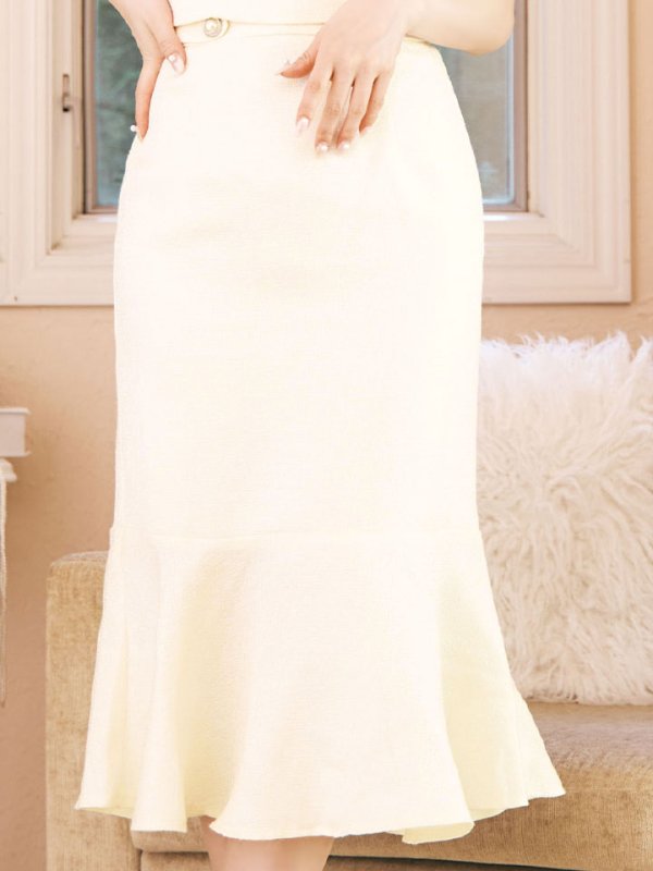 画像5: 【ウィンターセール！】SALE!ラメツイードオフショルドレス/フレア/ビジューセットアップ/2ピース/ミディアムドレス/キャバドレス【S-Lサイズ/1カラー】[OF03]【YN】dzw