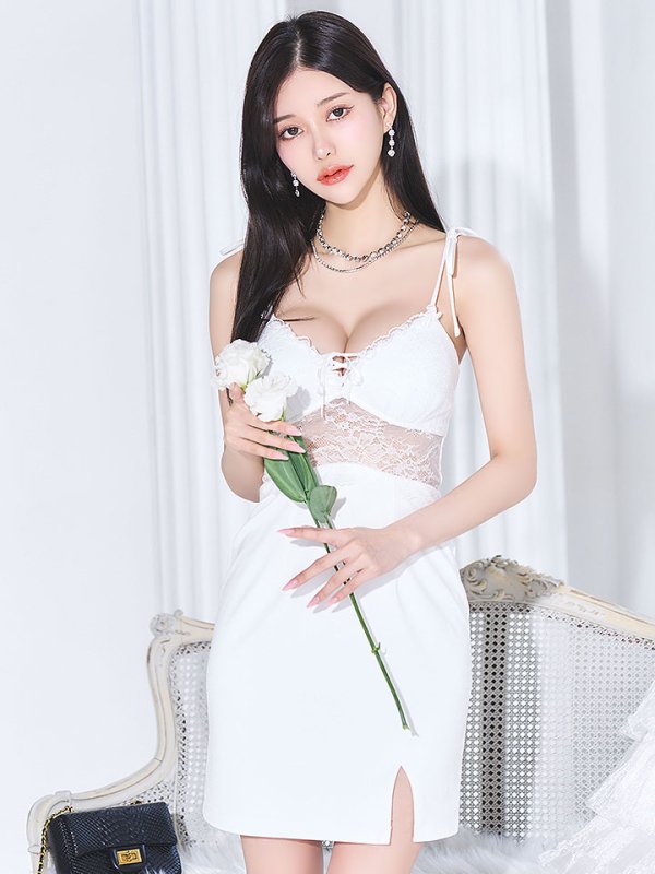 画像3: ランジェリー風キャミソールドレス/キャバドレス【XS-Lサイズ/1カラー】[OF03-U] 【YN】dzk