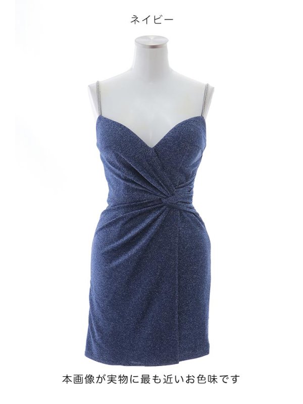 画像11: 【送料無料！】グリッターラメキャミドレス/チェーン/谷間見せ/背中見せ/タイト/ミニドレス/キャバドレス【S-Lサイズ/1カラー】[OF03] 【YN】dzwg