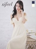 【送料無料！】【sifeel/シフィール】オープンショルダーベルトドレス/キャバドレス【S-Lサイズ/2カラー】[OF03] 【YN】dzcg