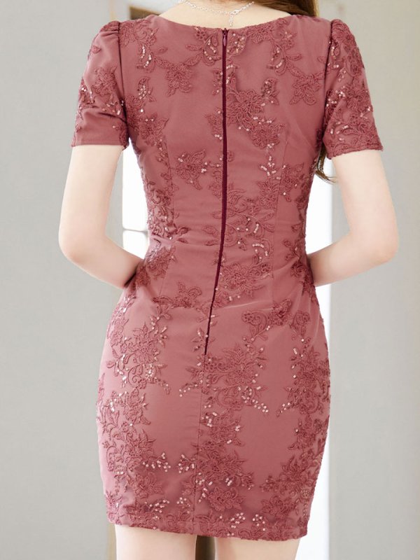 画像9: 【送料無料!】ウエストカットミニドレス/チェーン/谷間見せ/背中隠し/ミニドレス/キャバドレス【YN】【XS-XLサイズ/4カラー】[OF03] 【YN】dzwg