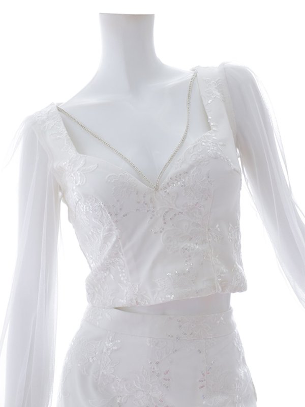 画像15: 【送料無料！】刺繍レースセットアップドレス/キャバドレス【XS-XLサイズ/1カラー】[OF03] 【YN】dzw