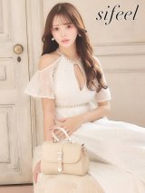 【sifeel/シフィール】スパンコールチュールワンピースドレス/キャバドレス【S-Lサイズ/1カラー】[OF03] 【YN】dzwsLD