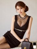 送料無料！【即日発送】デコルテシアーチュールビーズミニドレス/キャバドレス【XS-Mサイズ/2カラー】[OF03] 【YN】dzwvBF