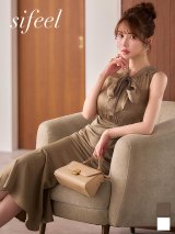 送料無料!リボンマーメイドワンピースドレス/キャバドレス【S-Lサイズ/2カラー】【予約商品/11月上旬発送予定】[OF03]【YN】dzcLD