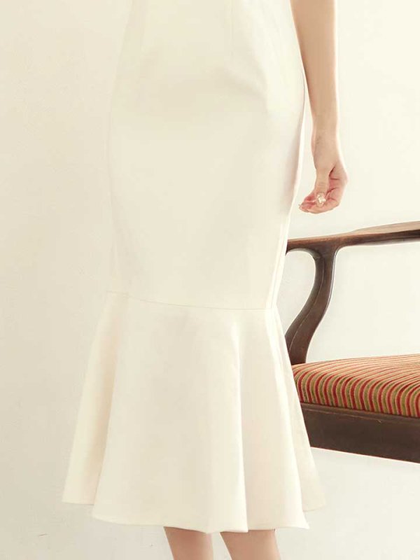 画像6: リボンマーメイドワンピースドレス/キャバドレス【S-Lサイズ/2カラー】[OF03]【YN】dzcLD