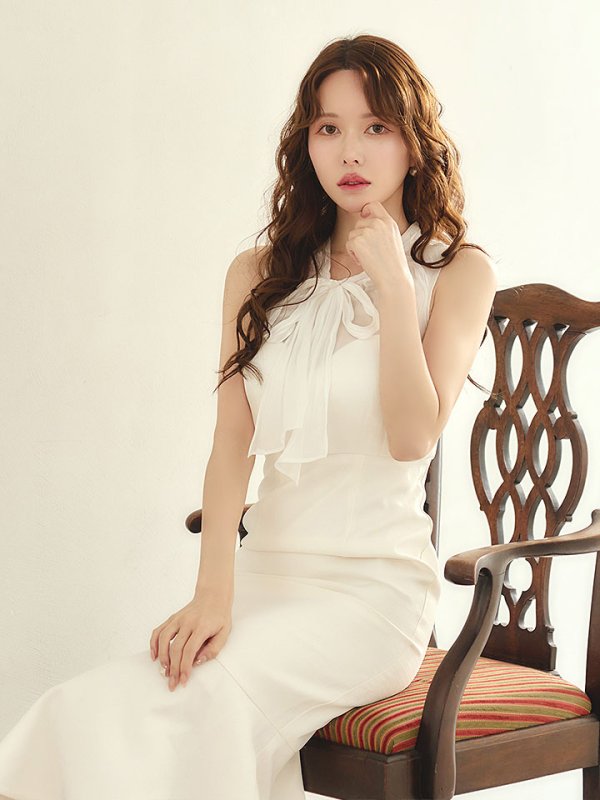 画像12: リボンマーメイドワンピースドレス/キャバドレス【S-Lサイズ/2カラー】[OF03]【YN】dzcLD