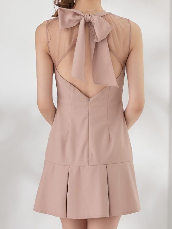 画像8: 新色登場!【即日発送】送料無料!バックリボンシアーミニドレス/キャバドレス【XS-Lサイズ/3カラー】[OF03]【YN】dzwIA