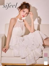 送料無料！【sifeel/シフィール】アメスリティアードワンピースドレス/キャバドレス【S-Lサイズ/3カラー】[OF03] 【YN】dzwvLD