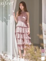 新色登場!【送料無料】【sifeel/シフィール】アメスリティアードワンピースドレス/キャバドレス【S-Lサイズ/3カラー】[OF03] 【YN】dzwvLD