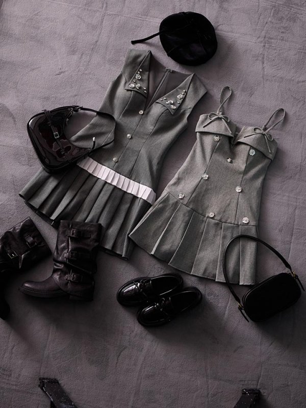 モデル：るりぴ　身長：165cm　着用サイズ：Sサイズ