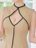 ベージュ　モデル：ゆめ　身長：160cm　着用サイズ：Sサイズ