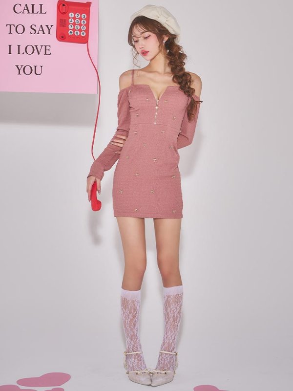 モデル：るりぴ　身長：165cm　着用サイズ：Sサイズ