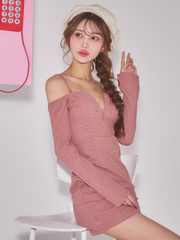 モデル：るりぴ　身長：165cm　着用サイズ：Sサイズ