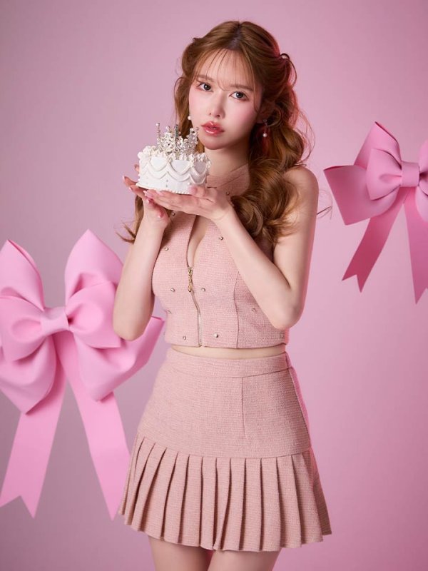 モデル：ゆめ　身長：160cm　着用サイズ：Sサイズ