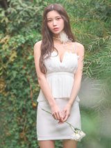 シフォンプリーツペプラムタイトセットアップドレス/キャバドレス【XS-Mサイズ/1カラー】[OF03]【YN】dzwvBF