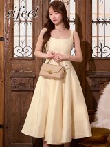 フレアスカートワンピースドレス/キャバドレス【S-Lサイズ/1カラー】[OF03]【YN】dzy