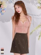 送料無料!リボンショルダーバイカラーセットアップドレス/キャバドレス【XS-Lサイズ/2カラー】【予約商品/1月下旬発送予定】[OF03]【YN】dzweBF