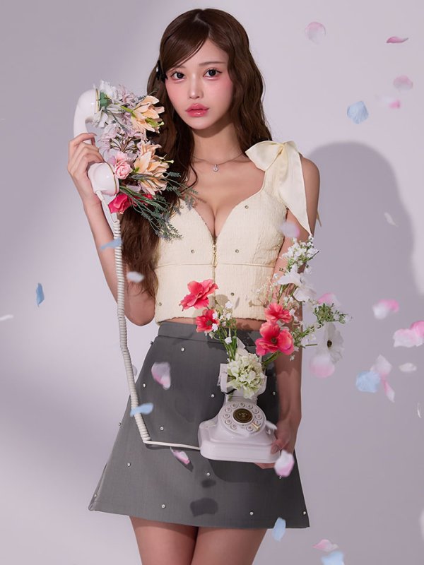 モデル：るりぴ　身長：165cm　着用サイズ：Sサイズ