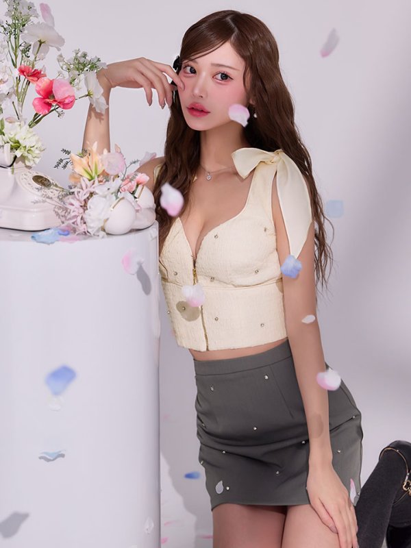 モデル：るりぴ　身長：165cm　着用サイズ：Sサイズ