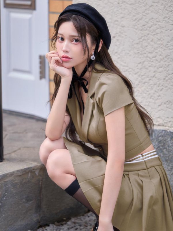 モデル：るりぴ　身長：165cm　着用サイズ：Sサイズ