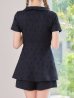 ネイビー　モデル：るりぴ　身長：165cm　着用サイズ：Sサイズ