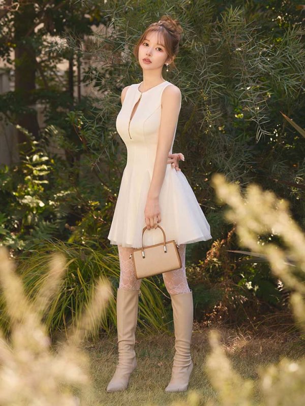 モデル：ゆめ　身長：160cm　着用サイズ：Sサイズ