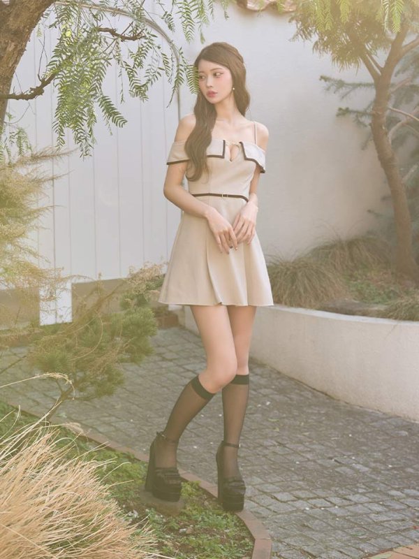 モデル：るりぴ　身長：165cm　着用サイズ：Sサイズ