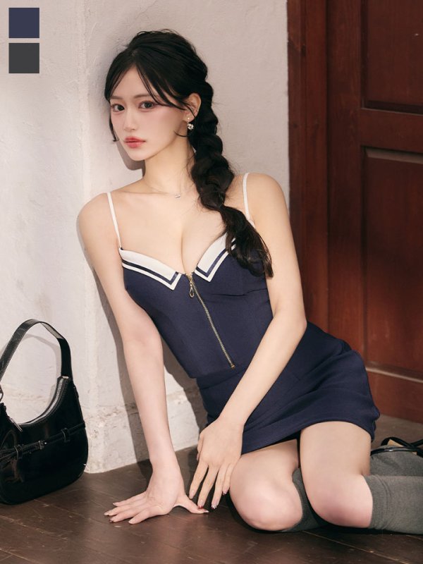 モデル：夏目かんな　身長：155cm　着用サイズ：Sサイズ