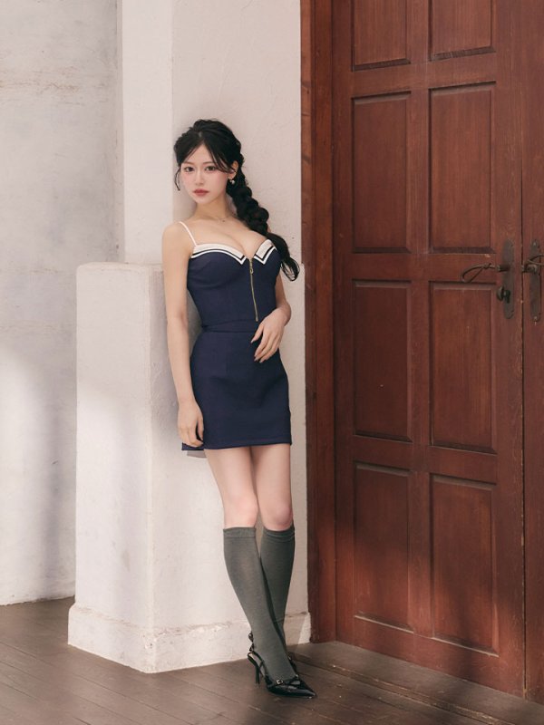 モデル：夏目かんな　身長：155cm　着用サイズ：Sサイズ