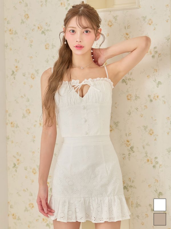 モデル：るりぴ　身長：165cm　着用サイズ：Sサイズ