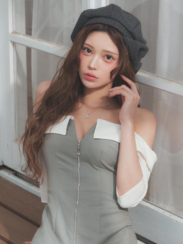 モデル：るりぴ　身長：165cm　着用サイズ：Sサイズ