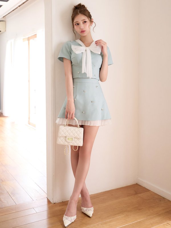 モデル：るりぴ　身長：165cm　着用サイズ：Sサイズ