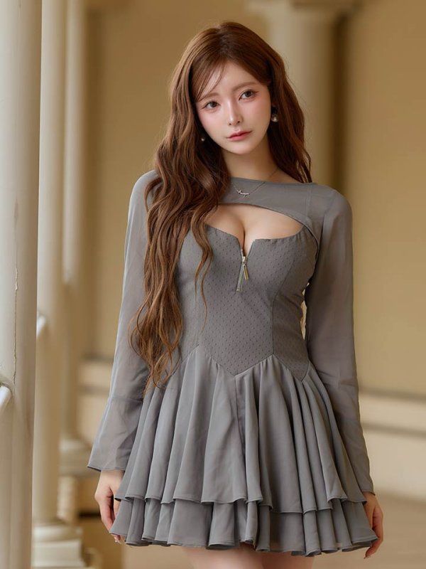 モデル：まみ　身長：161cm　着用サイズ：Sサイズ