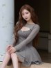 モデル：まみ　身長：161cm　着用サイズ：Sサイズ