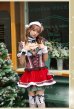 画像3: 【即日発送】【クリスマスコスプレ7点セット】【Malymoon/マリームーン】ドットチェックサンタクロース【フリーサイズ/1カラー】[YMT]